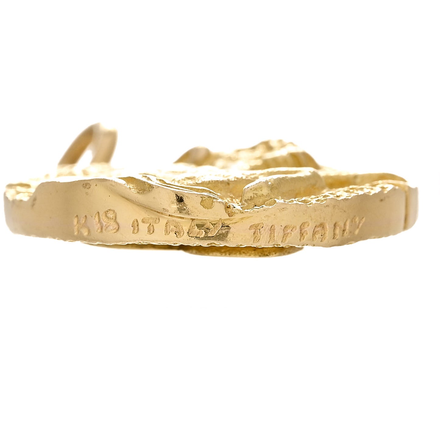 18K Yellow Gold Zodiac Taurus Pendant