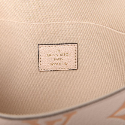 Louis Vuitton Empreinte Monogram Giant By The Pool Felicie Pochette Chain Wallet Cream Saffron 6 of 11