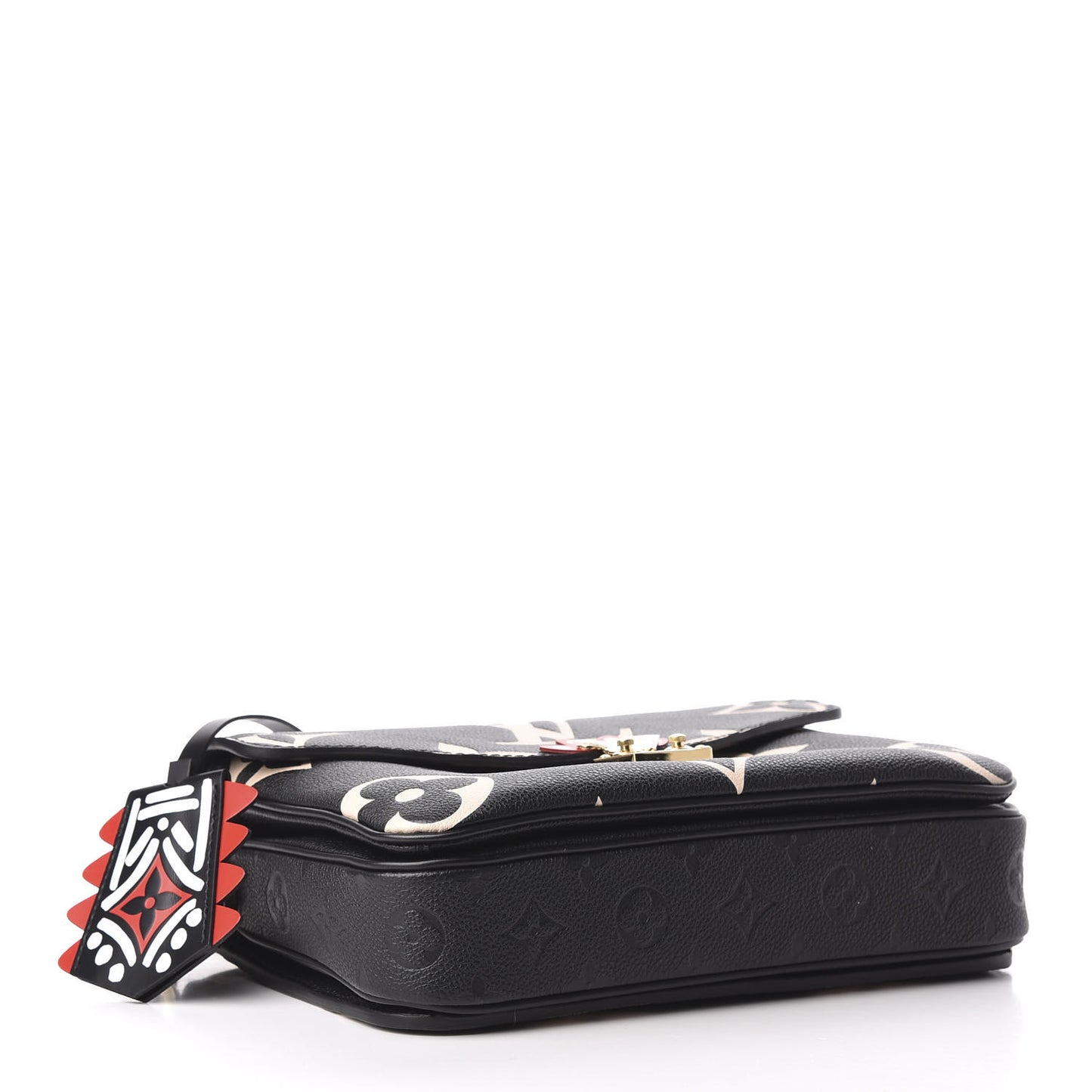 Empreinte Monogram Giant Crafty Pochette Metis Black Creme