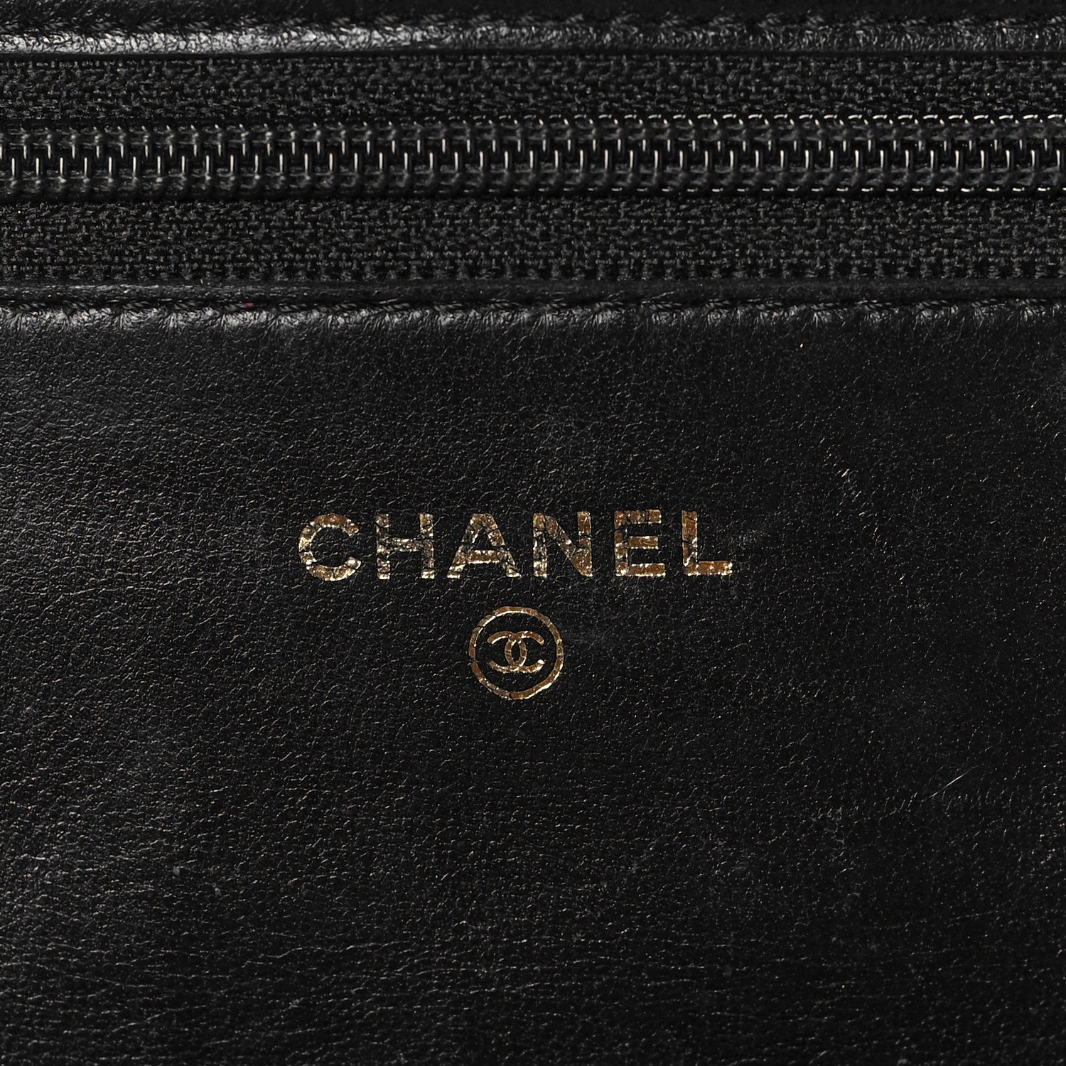 Chanel Lambskin Quilted Wallet On Chain WOC Black 6 of 12