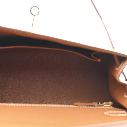 Hermes Epsom Kelly Sellier 25 Gold 5 of 10