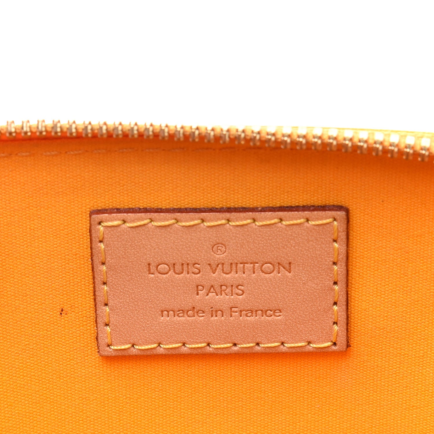 Louis Vuitton Vernis Alma BB Jaune Passion 7 of 9