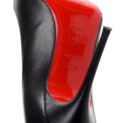 Christian Louboutin Kid Decollete 554 100 Pumps 35.5 Black 9 of 9