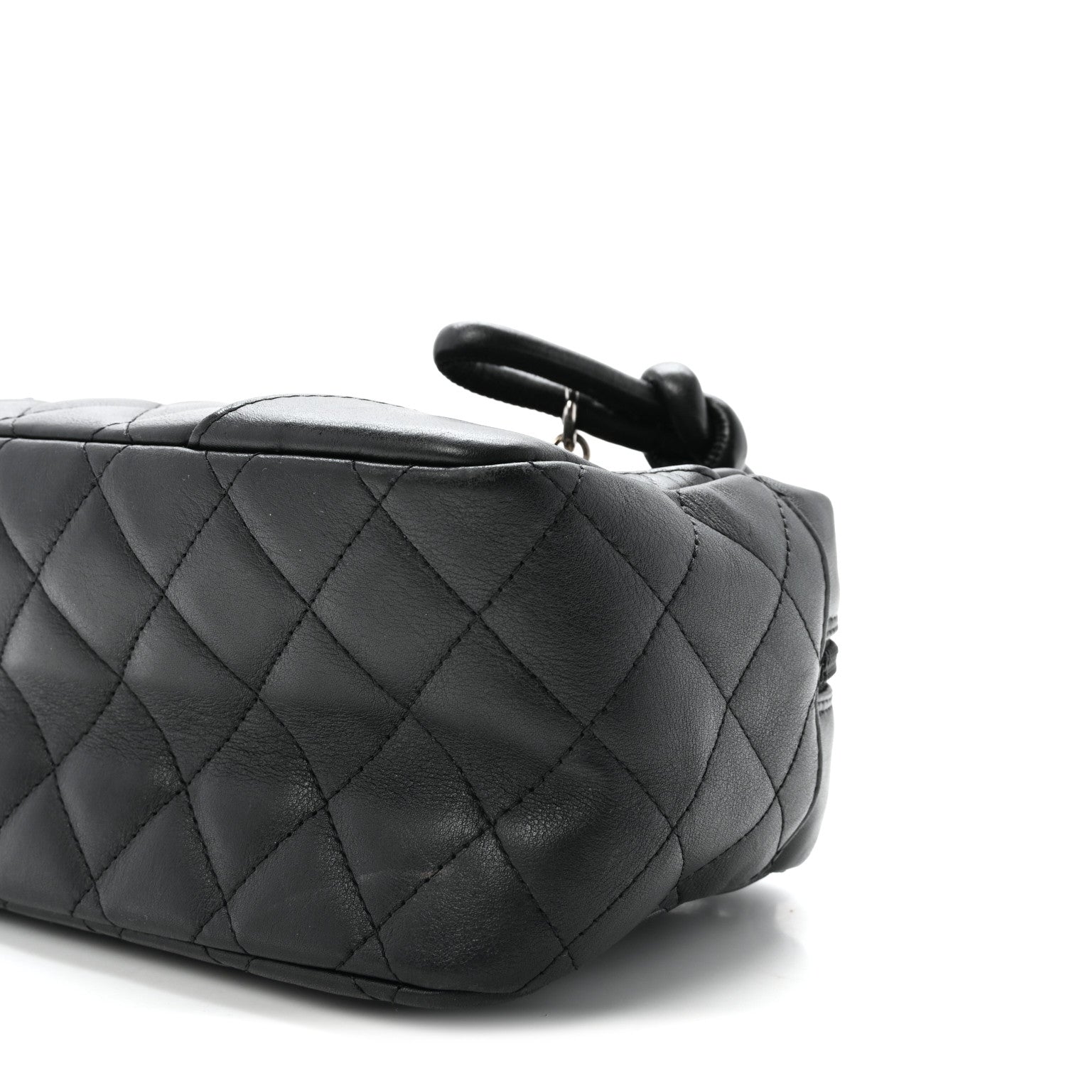 Chanel Calfskin Quilted Small Cambon Bowler Black 10 of 10