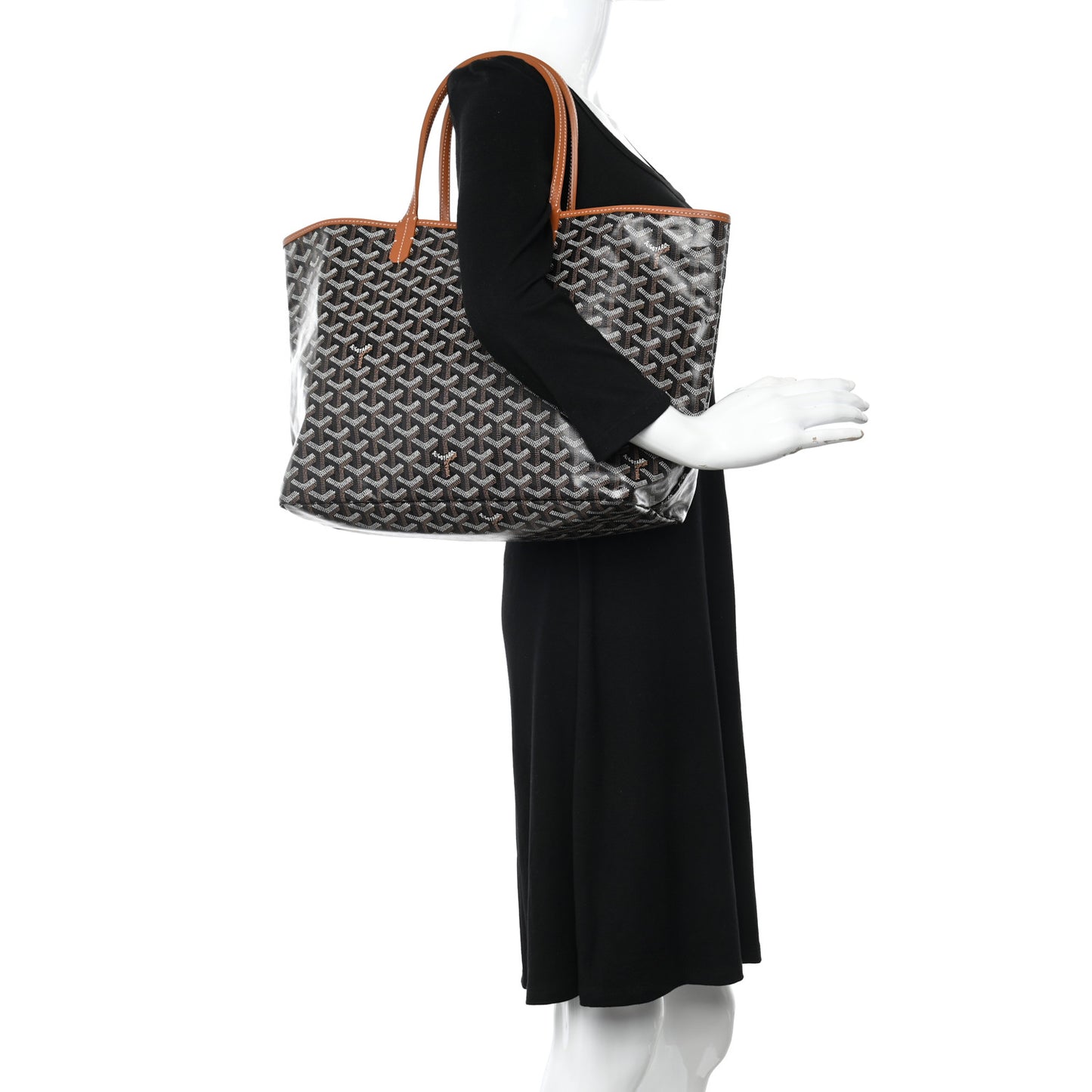 Goyardine Saint Louis PM Black Gold