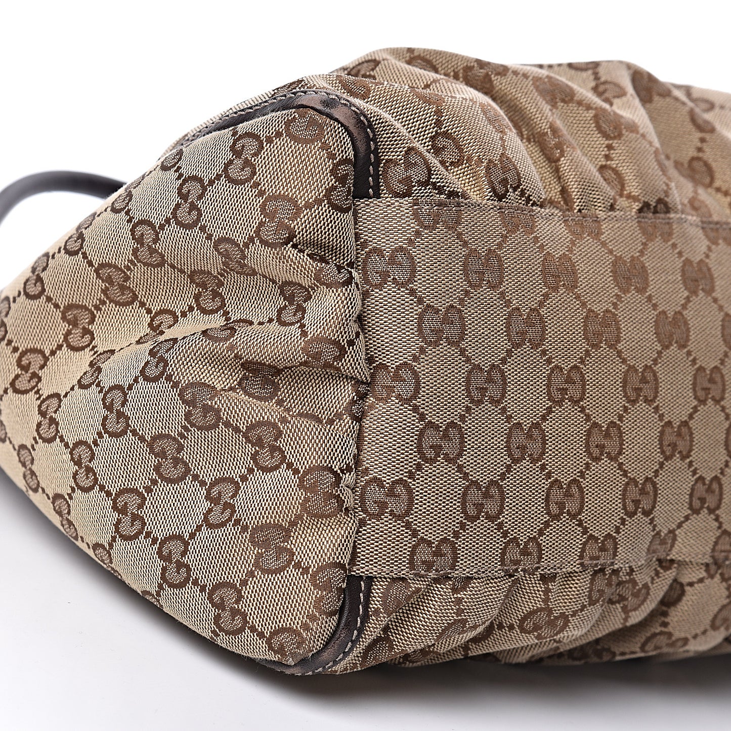 Monogram Large D Gold Hobo Dark Brown