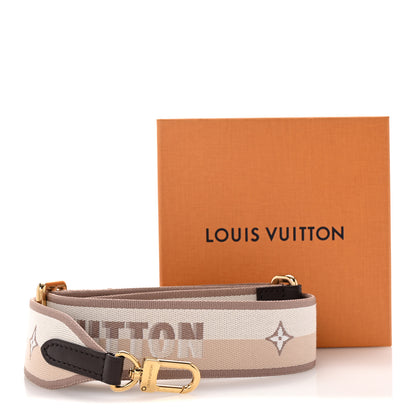 Louis Vuitton Jacquard Speedy Bandouliere 20 Shoulder Strap Beige Brown 5 of 5