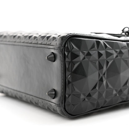 Christian Dior Calfskin Cannage Diamond Small My ABCDior Lady Dior Black 10 of 11