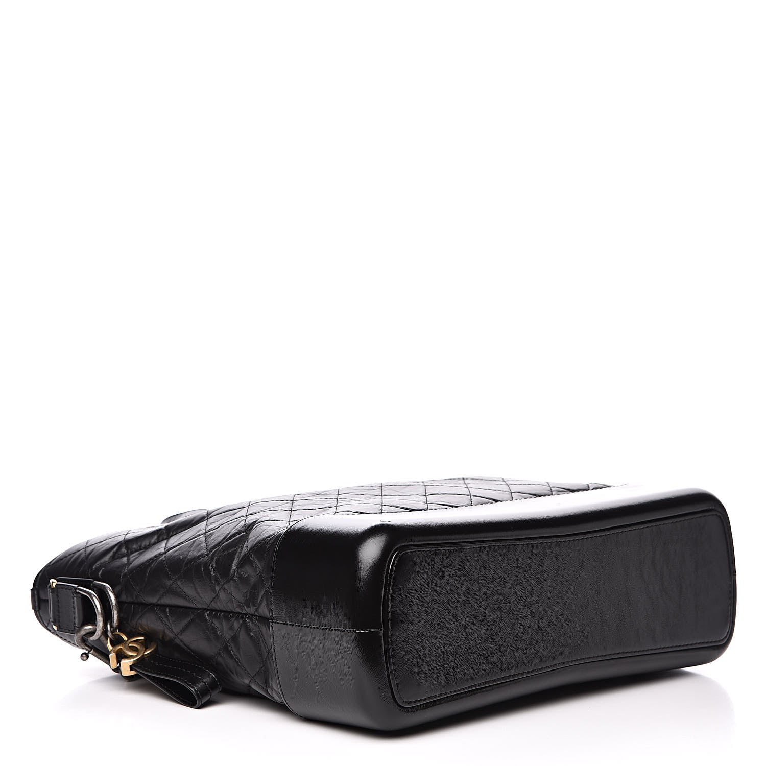 Chanel Calfskin Quilted Large Gabrielle Shopping Tote Black 4 of 13