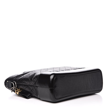 Chanel Calfskin Quilted Large Gabrielle Shopping Tote Black 4 of 13