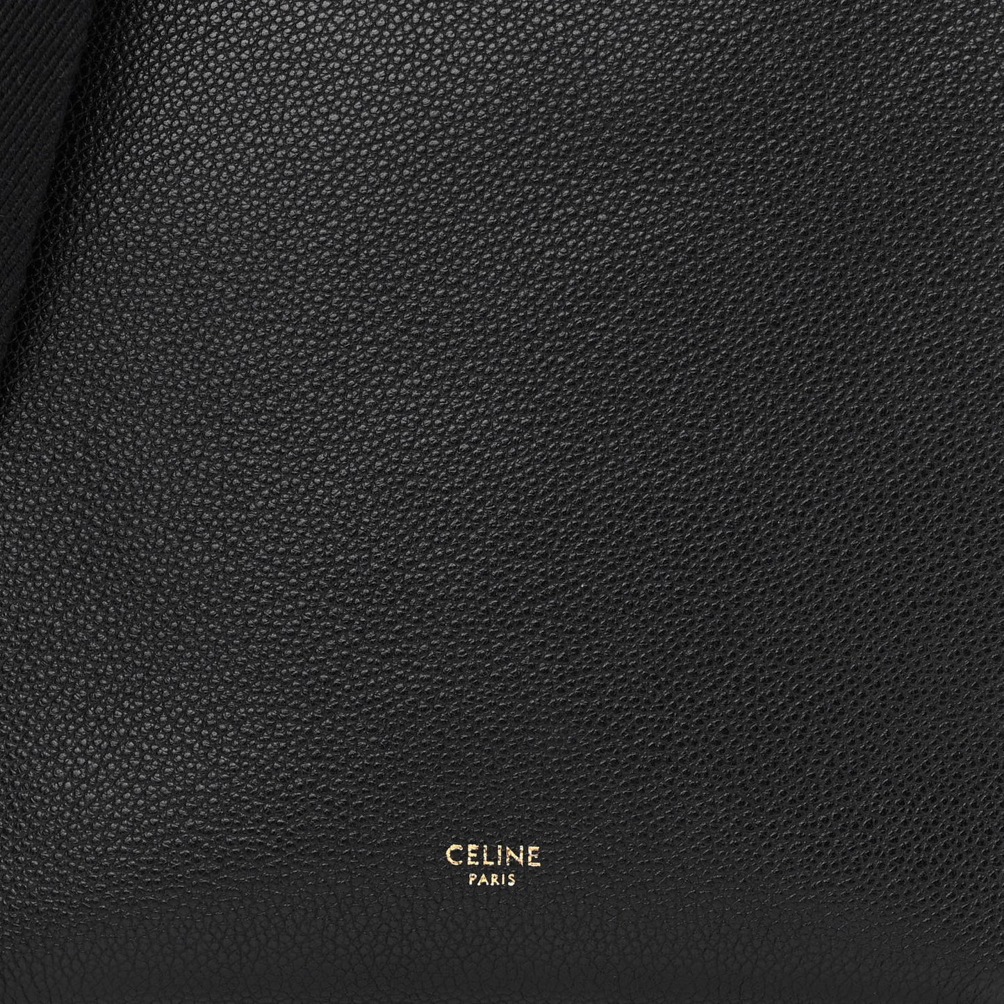 Soft Grained Calfskin Small Sangle Bucket Bag Black