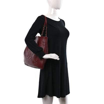 Chanel Caviar CC Timeless Shoulder Bag Red 2 of 9