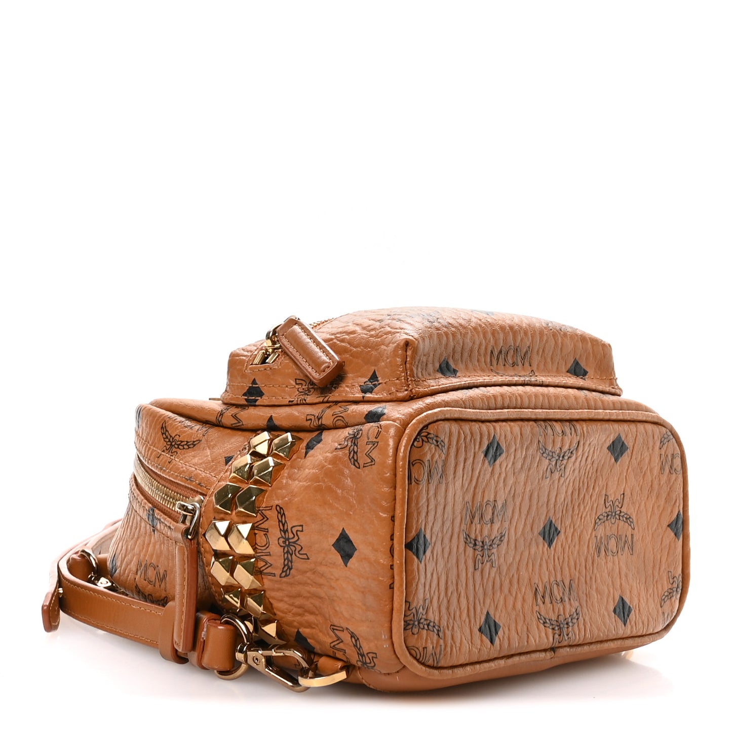 Visetos Side Stud X-Mini Stark Bebe Boo Backpack Cognac