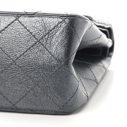 Chanel Metallic Calfskin Quilted 2.55 Reissue 227 Flap Charcoal 9 of 9