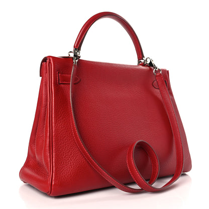Hermes Togo Kelly Retourne 32 Rouge Vif 3 of 9