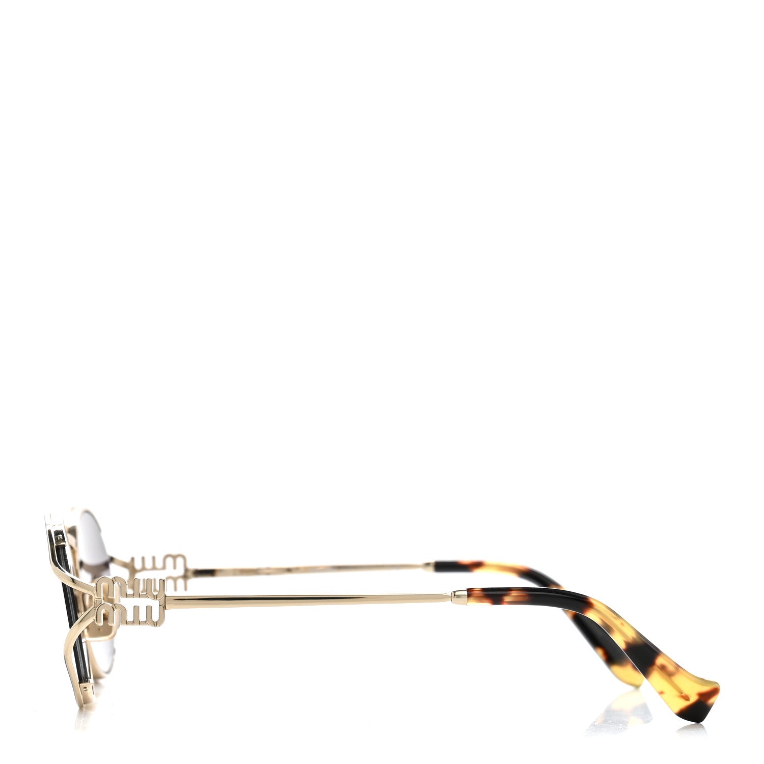 Miu Miu Metal Oval Sunglasses SMU52Y Tortoise 3 of 7