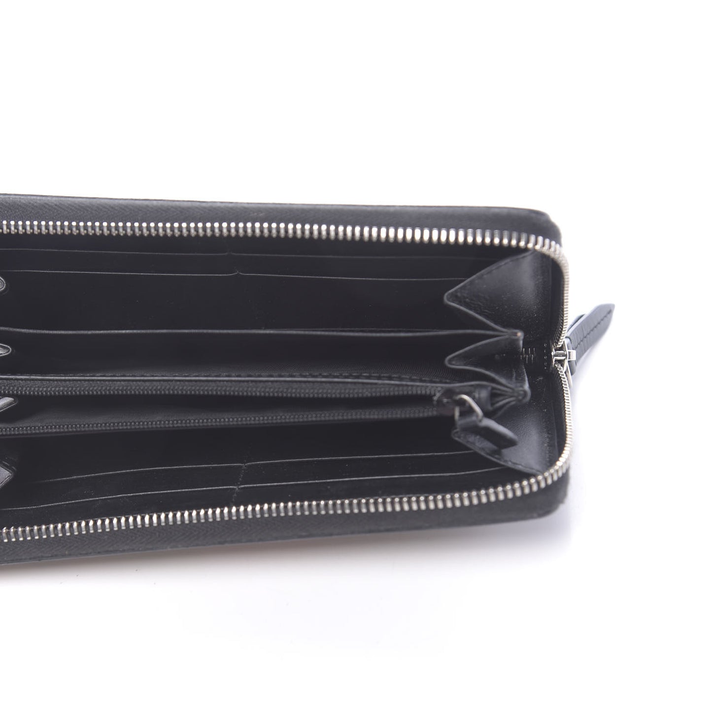 GG Supreme Monogram Kingsnake Zip Around Wallet Black