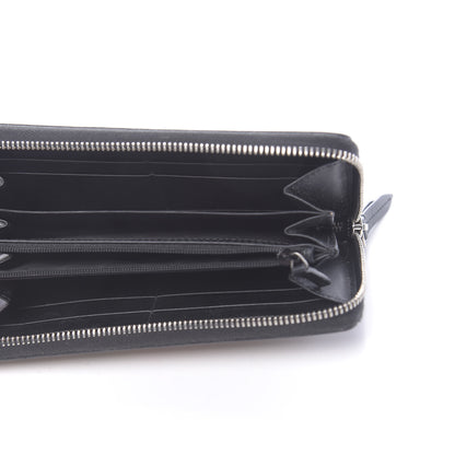 Gucci GG Supreme Monogram Kingsnake Zip Around Wallet Black 5 of 7