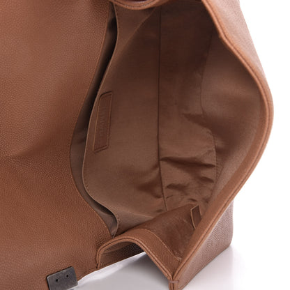 Chanel Caviar Quilted Medium Boy Flap Camel 5 of 9