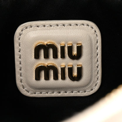 Miu Miu Nappa Matelasse Small Arcadie White 6 of 11
