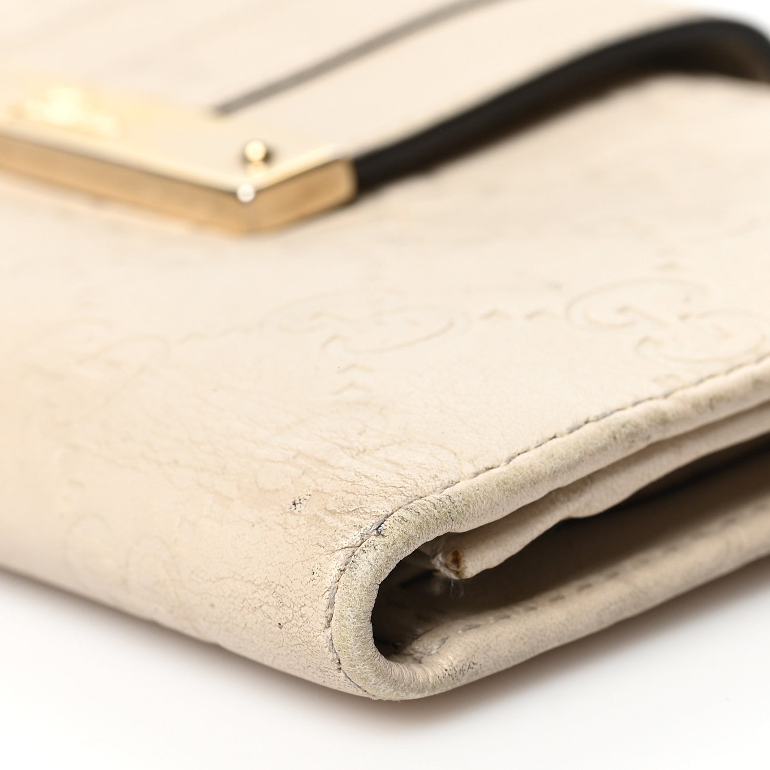 Gucci Guccissima Ladies Web Long Wallet Off White 9 of 18