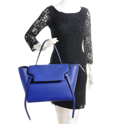Celine Drummed Calfskin Small Belt Bag Indigo 2 of 10