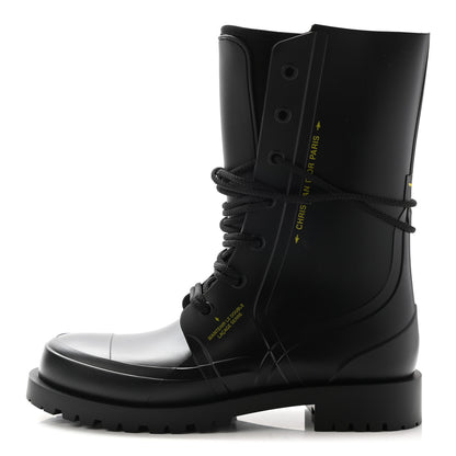 Christian Dior Rubber Diorcamp Low Boots 41 Black 1 of 11