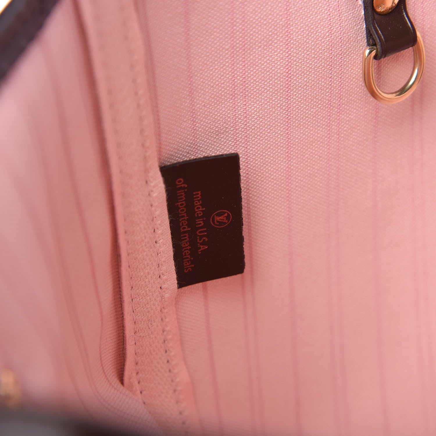 Louis Vuitton Damier Ebene Neo Neverfull MM Rose Ballerine 10 of 15