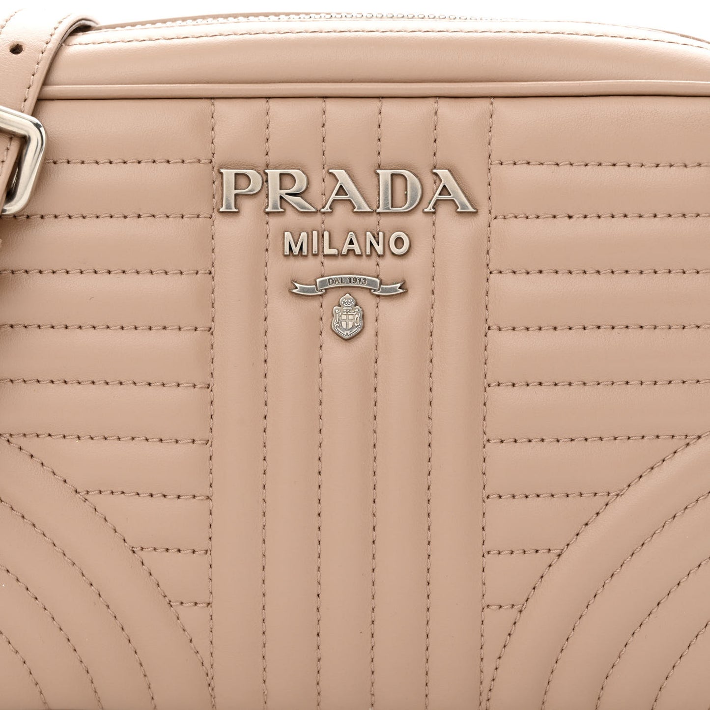 Soft Calfskin Diagramme Camera Bag Cipria