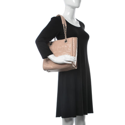 Chanel Glazed Calfskin Mini Deauville Tote Light Pink 2 of 17