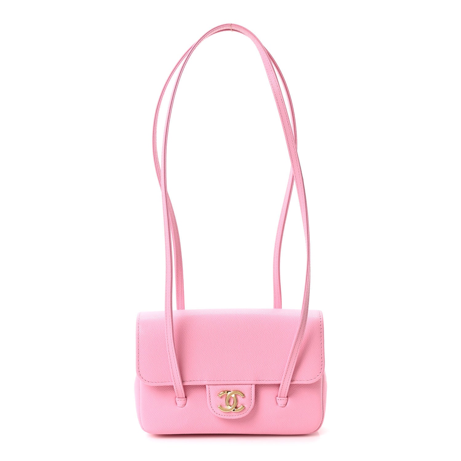 Chanel Shiny Caviar Mini Preppy Coco Shoulder Bag Rose 1 of 11