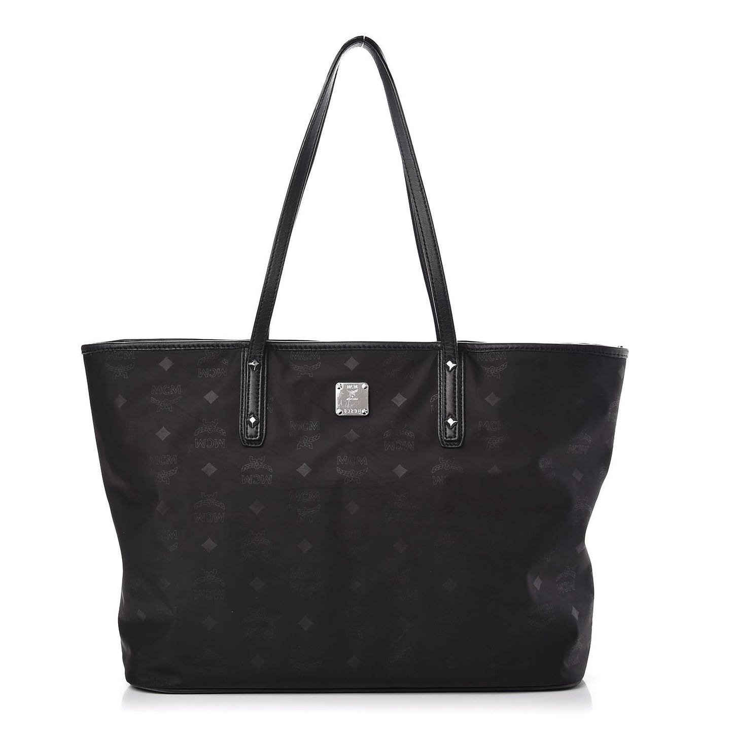 Nylon Monogram Medium Dieter Shopper Tote Black