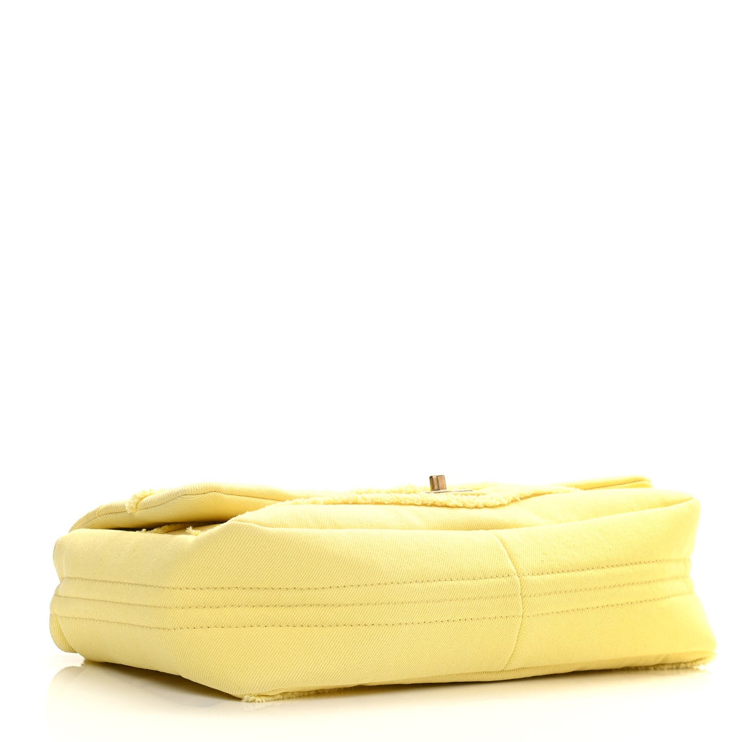 Denim Coco Jumbo Single Flap Yellow