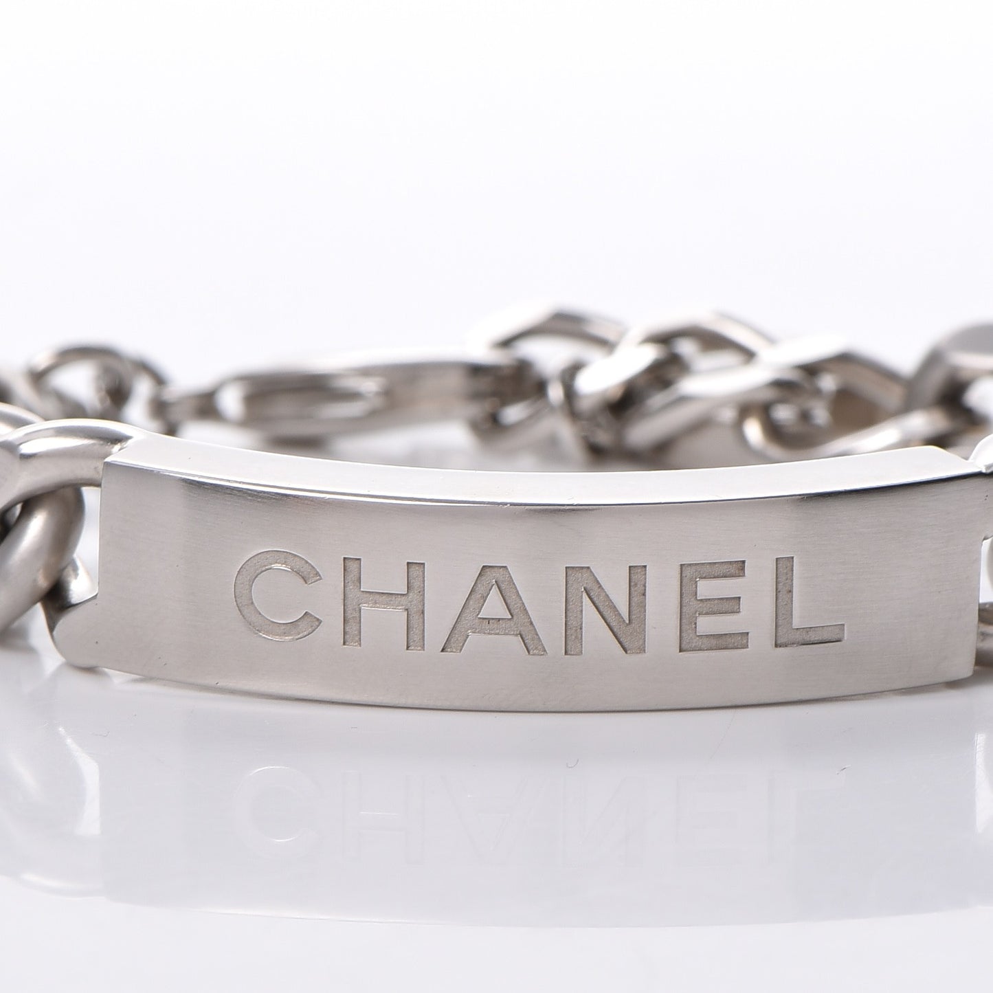 Chain ID CC Bracelet Silver