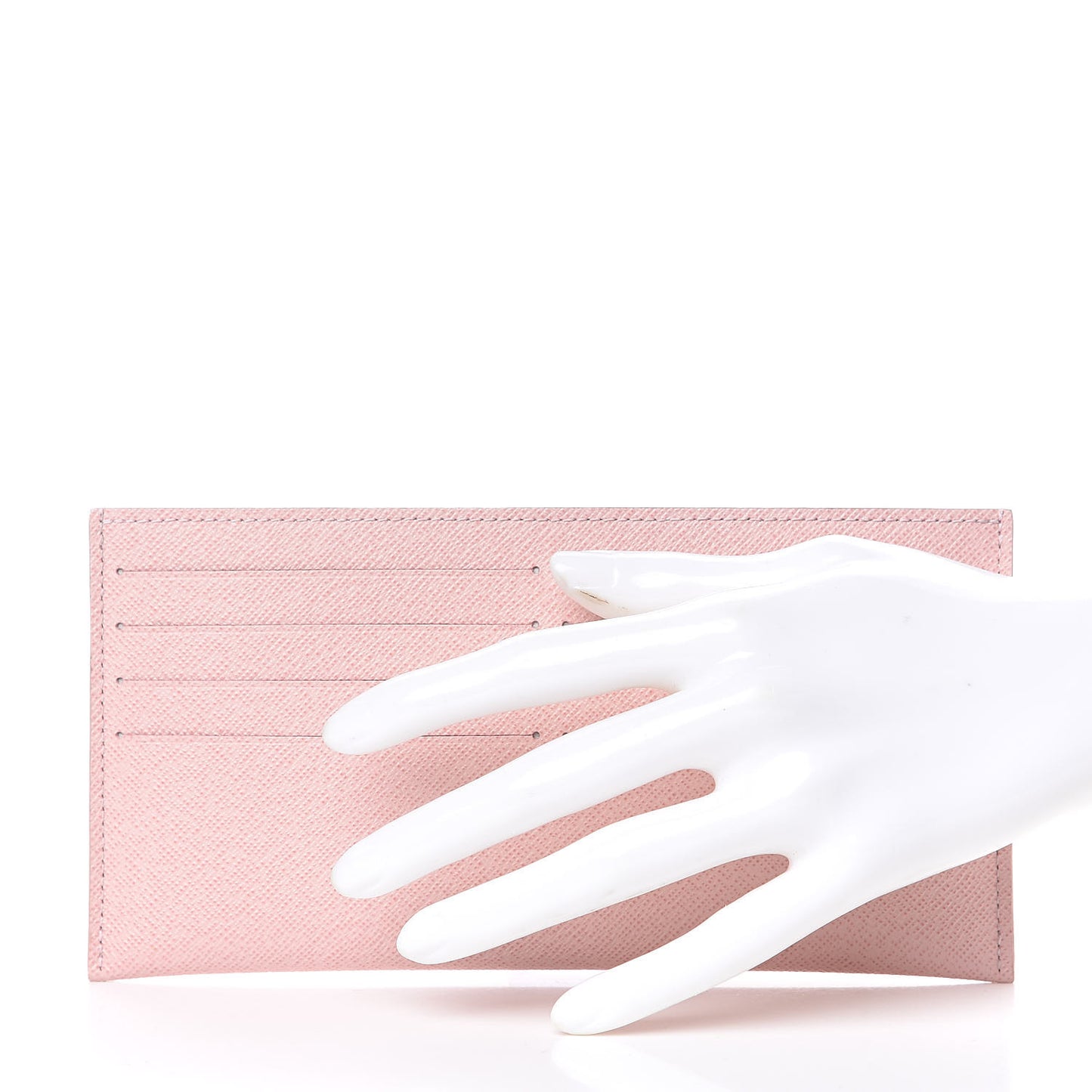 Calfskin Felicie Card Holder Insert Rose Ballerine