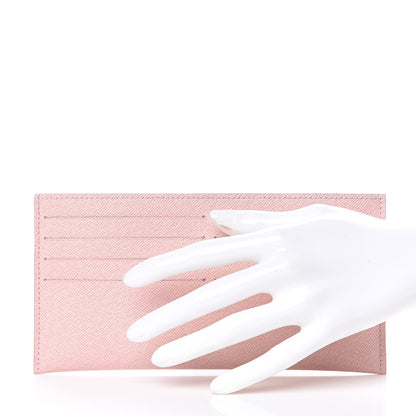 Louis Vuitton Calfskin Felicie Card Holder Insert Rose Ballerine 2 of 8