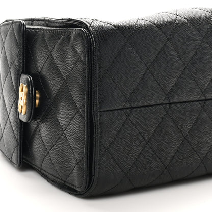 Chanel Caviar Quilted Small Chanel 25 Handbag Black 9 of 11