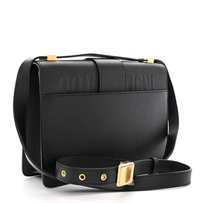 Christian Dior Grained Calfskin 30 Montaigne Flap Bag Black 3 of 10