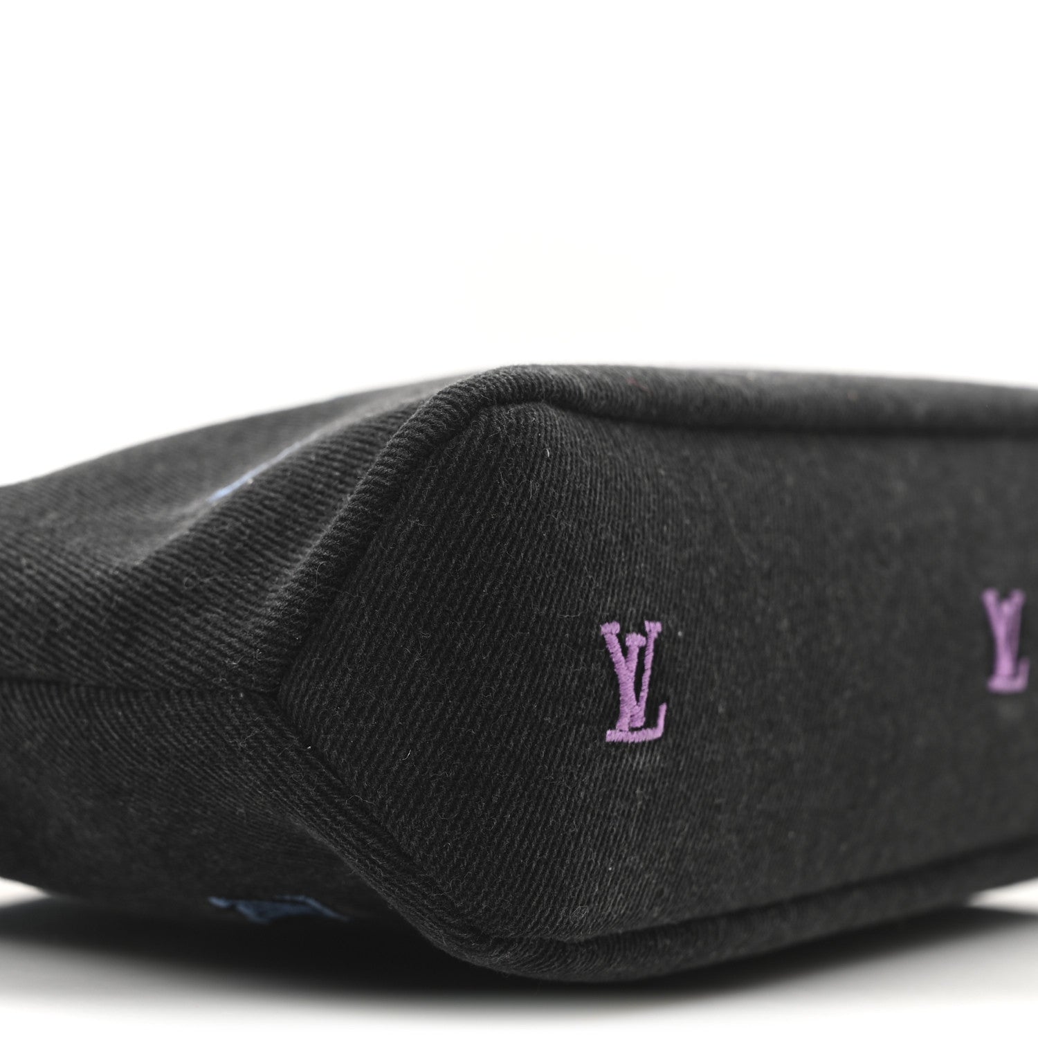 Louis Vuitton Blason Denim Pochette Voyage Souple Black Gradient Blue 8 of 9