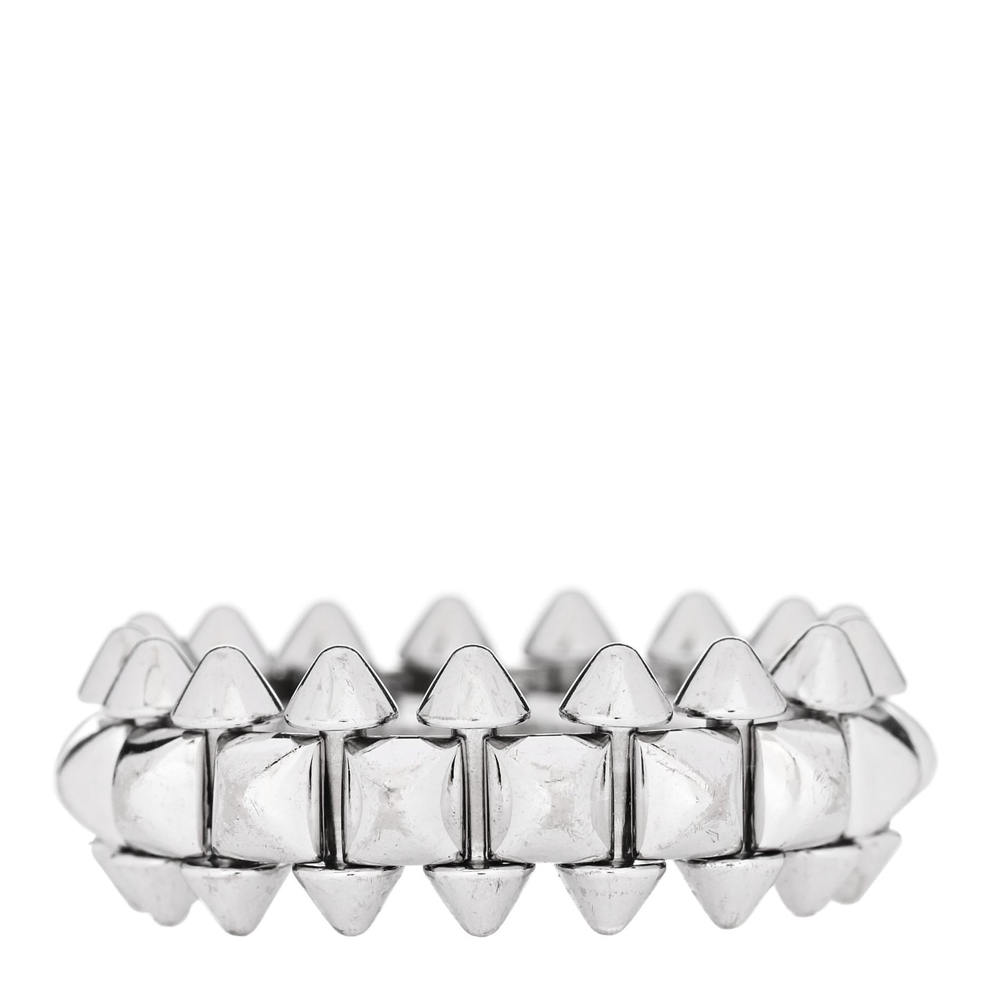 18K White Gold MM Clash De Cartier Ring 52 6