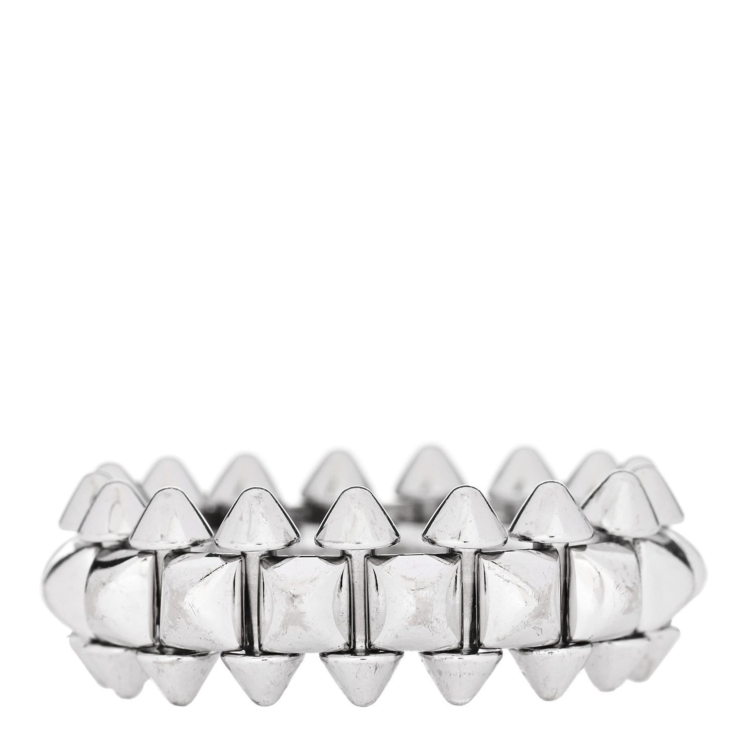 Cartier 18K White Gold MM Clash De Cartier Ring 52 6 3 of 5