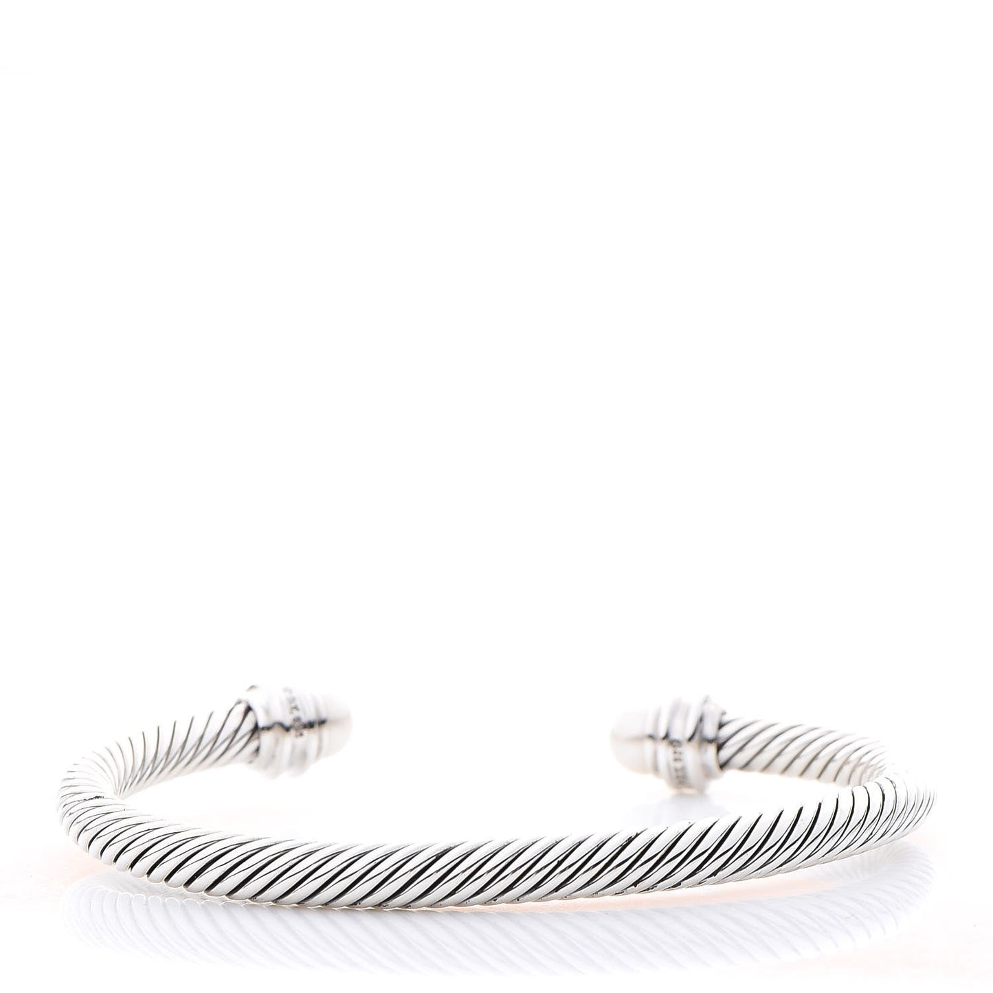 Sterling Silver Diamond Pearl 5mm Cable Classics Princess Bracelet
