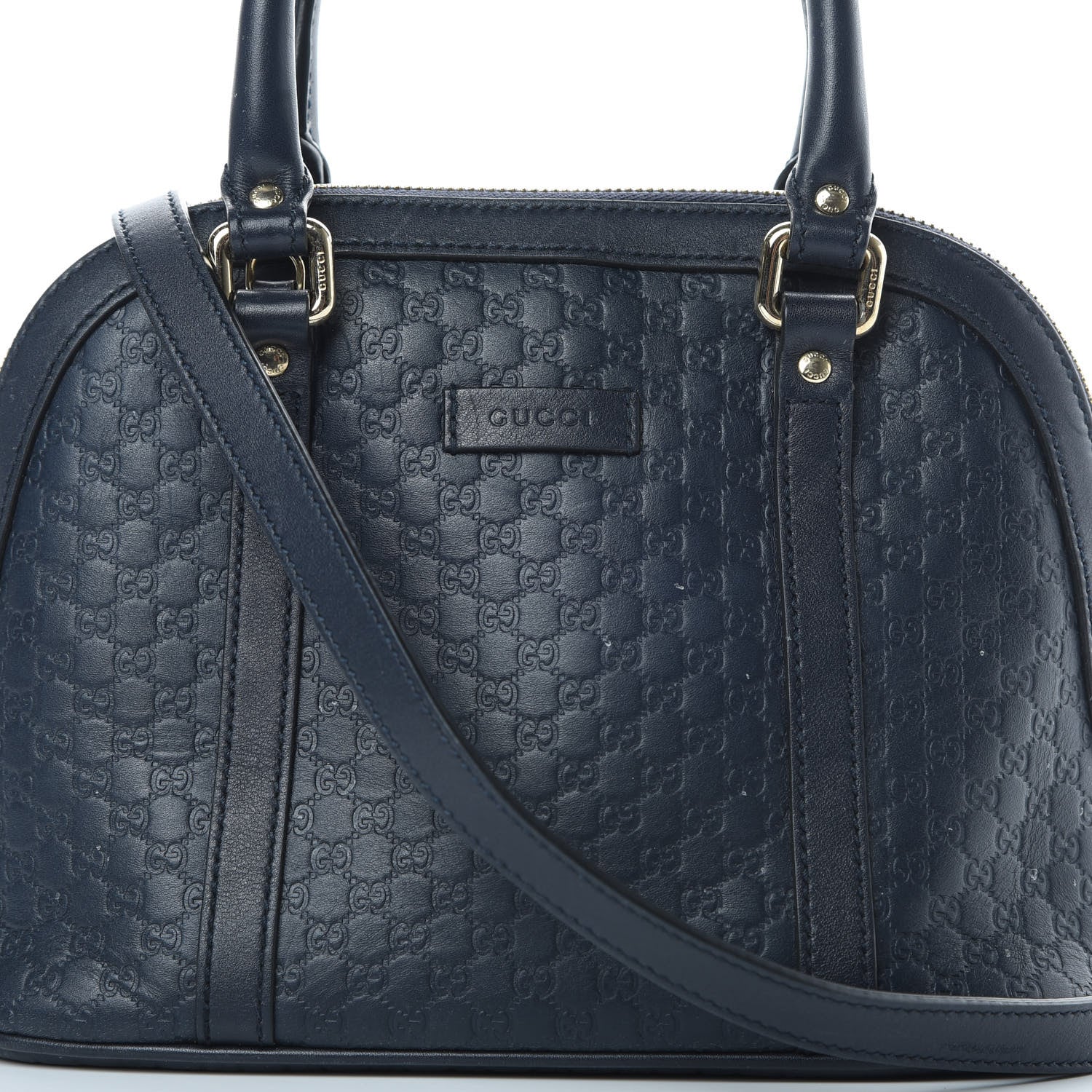 Gucci Soft Microguccissima Mini Dome Bag Blue 8 of 16