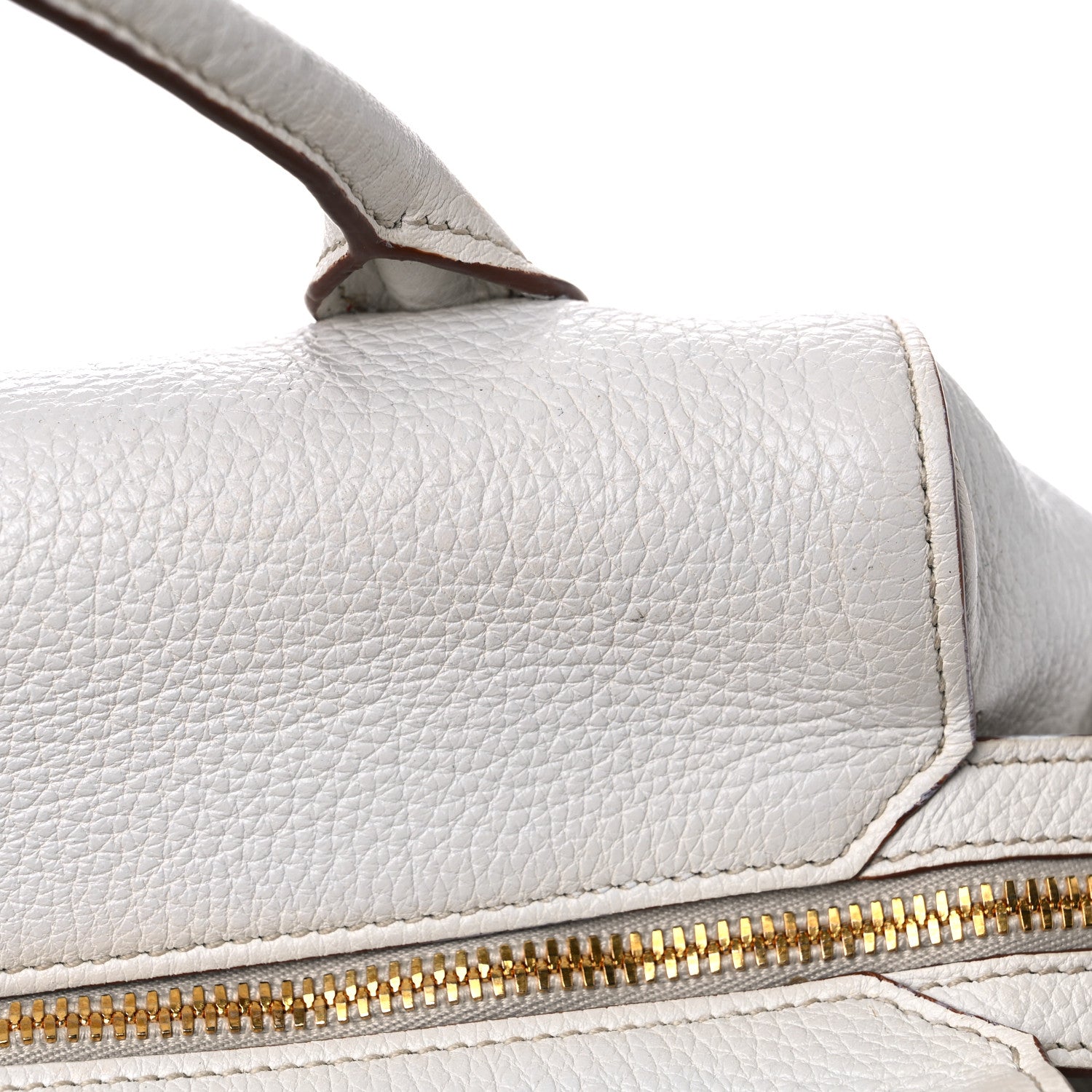 Prada Vitello Daino Medium Top Handle Bag White 17 of 20