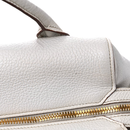 Prada Vitello Daino Medium Top Handle Bag White 17 of 20