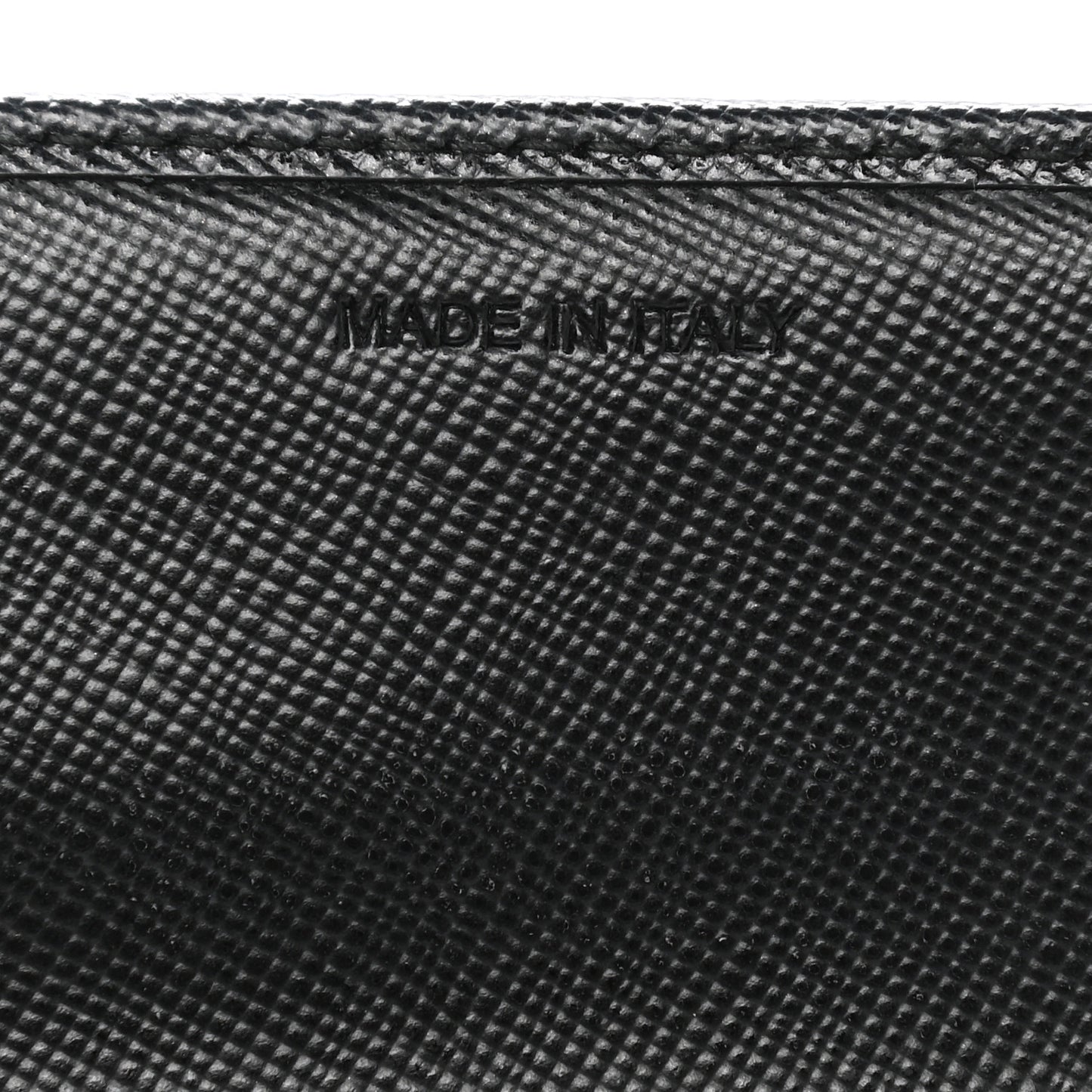 Saffiano Metal Continental Flap Wallet Black