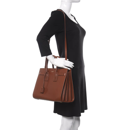 Saint Laurent Calfskin Small Sac De Jour Cotto 2 of 14