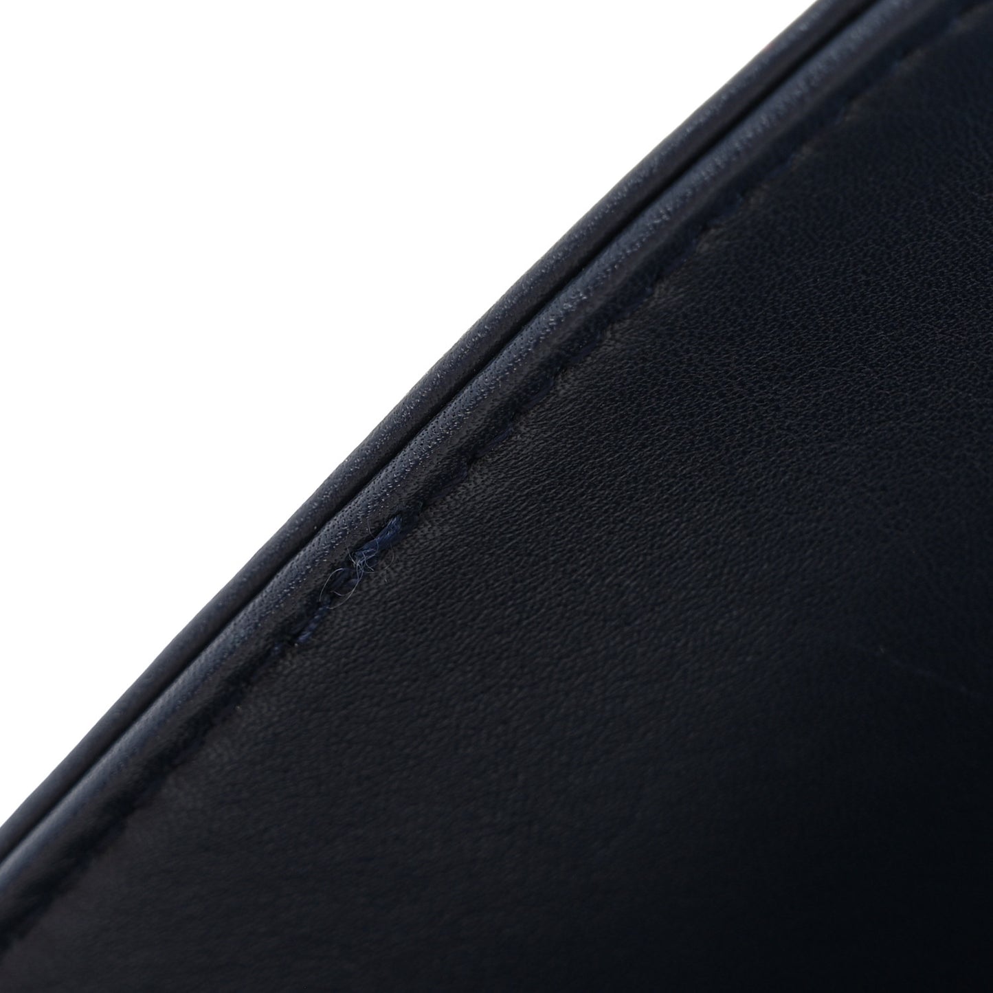 Calfskin Quilted Medium Boy Flap Navy