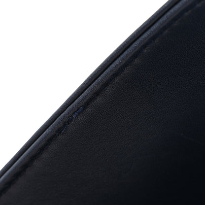 Chanel Calfskin Quilted Medium Boy Flap Navy 12 of 12