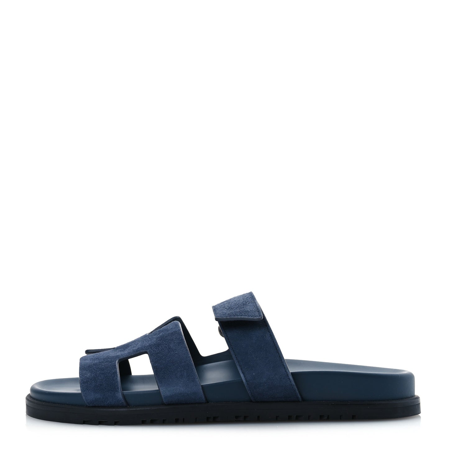 Suede Goatskin Womens Chypre Sandals 40.5 Bleu Celeste